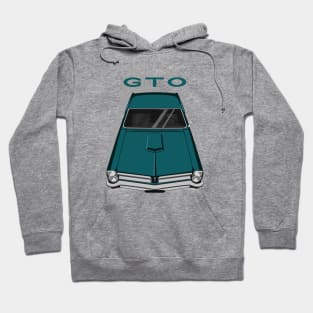 Pontiac GTO 1965 - Teal Turquoise Hoodie